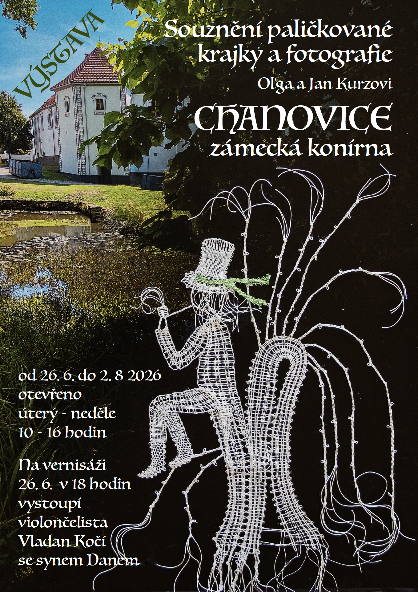 Souznění paličkované krajky a fotografie
Oľga a Jan Kurzovi